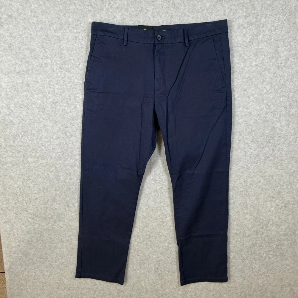 Banana Republic Mens Chino Pants Navy Blue 36x29 Brand New with Tags Casual